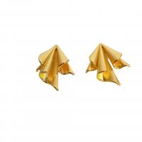 Brass Stud Earring, 18K gold plated, different styles for choice & for woman, 25x27.50mm, Sold By PC