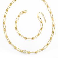 Brass Jewelry Set 18K gold plated & for woman nickel lead & cadmium free 7mm Sold By PC