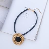 Tibetan Style Jewelry Necklace, plated, fashion jewelry & for woman, more colors for choice, nickel, lead & cadmium free, 65x65mm, Length:Approx 45 cm, Sold By PC