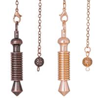 Brass Pendulum, plated, fashion jewelry, more colors for choice, nickel, lead & cadmium free, 10x60mm, Length:Approx 9.44 Inch, Sold By PC