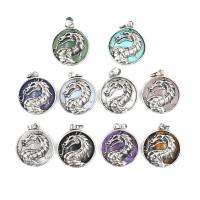 Gemstone Pendants Jewelry with Brass nickel lead & cadmium free Sold By PC