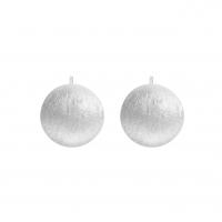 925 Sterling Silver Stud Earrings plated Korean style & for woman Sold By Pair