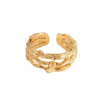 Brass δάχτυλο του δακτυλίου, Ορείχαλκος, επιχρυσωμένο, Ρυθμιζόμενο & για τη γυναίκα, περισσότερα χρώματα για την επιλογή, 8mm, Sold Με PC