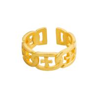 Brass δάχτυλο του δακτυλίου, Ορείχαλκος, επιχρυσωμένο, Ρυθμιζόμενο & για τη γυναίκα & κοίλος, περισσότερα χρώματα για την επιλογή, Sold Με PC