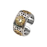 Brass δάχτυλο του δακτυλίου, Ορείχαλκος, επιχρυσωμένο, Ρυθμιζόμενο & για τη γυναίκα, περισσότερα χρώματα για την επιλογή, Sold Με PC