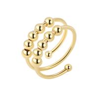 Brass Finger Ring silver color plated Adjustable & for woman Sold By PC