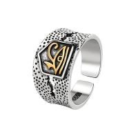Brass Finger Ring, plated, Adjustable & for woman, silver color, Sold By PC