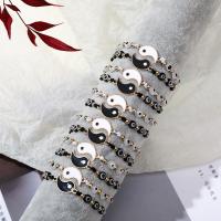 Evil Eye Jewelry Bracelet Zinc Alloy with Resin 12 pieces & fashion jewelry & Unisex mixed colors nickel lead & cadmium free Length Approx 7.09 Inch Sold By Set