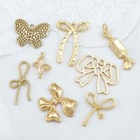 Zinc Alloy Hollow Pendants gold color plated DIY & 1/1 loop nickel lead & cadmium free Approx Sold By Bag