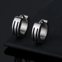Titanium Steel Lever Back Earring plated fashion jewelry & Unisex nickel lead & cadmium free Sold By PC