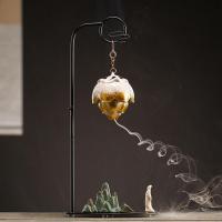 Porcelain Hanging Incense Burner, handmade, for home and office & durable & different styles for choice, 160x90x330mm, Sold By PC