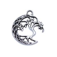 Tibetan Style Hollow Pendants, antique silver color plated, vintage & DIY, nickel, lead & cadmium free, 18x22mm, Sold By PC