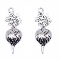 Zinc Alloy Pendants Carrot antique silver color plated vintage & DIY nickel lead & cadmium free Sold By PC
