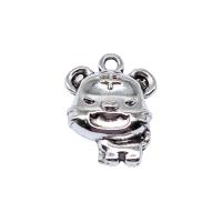 Zinc Alloy Animal Pendants Tiger antique silver color plated DIY nickel lead & cadmium free Sold By PC