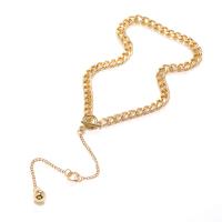 Zinc Alloy Jewelry Necklace plated fashion jewelry & multilayer & for woman 180mm Length 42 cm Sold By PC
