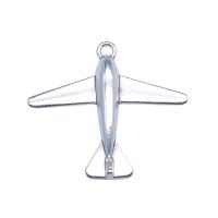 Tibetan Style Pendants, Airplane, antique silver color plated, vintage & DIY, nickel, lead & cadmium free, 46x52mm, Sold By PC