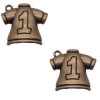 Zinc Alloy Pendants Garment antique bronze color plated vintage & DIY nickel lead & cadmium free Sold By PC