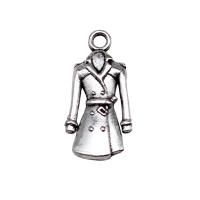 Tibetan Style Pendants, Garment, plated, vintage & DIY, more colors for choice, nickel, lead & cadmium free, 11x23mm, Sold By PC