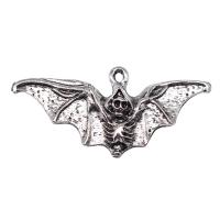 Tibetan Style Animal Pendants, Bat, antique silver color plated, vintage & DIY, nickel, lead & cadmium free, 50x23mm, Sold By PC