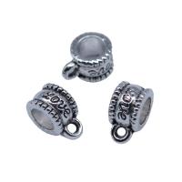 Zinc Alloy Bail Beads antique silver color plated vintage & DIY nickel lead & cadmium free Sold By PC