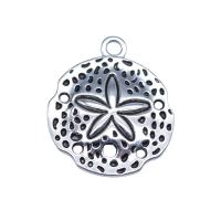 Tibetan Style Pendants, antique silver color plated, vintage & DIY, nickel, lead & cadmium free, 21x26mm, Sold By PC