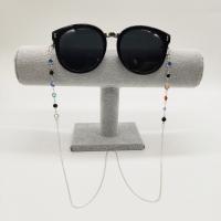 ottone Catena occhiali, with cristallo, anti-skidding & unisex, nessuno, assenza di nichel,piombo&cadmio, Lunghezza Appross. 75 cm, Venduto da PC