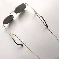 aleación de zinc Cadena de gafas, anti-skidding & unisexo, más colores para la opción, libre de níquel, plomo & cadmio, longitud aproximado 75 cm, Vendido por UD