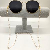 aleación de zinc Cadena de gafas, con metal & Acrílico, anti-skidding & para mujer, más colores para la opción, libre de níquel, plomo & cadmio, longitud:aproximado 75 cm, Vendido por UD