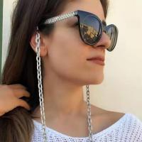 Aluminum Alloy Glasses Chain, anti-skidding & for woman, more colors for choice, nickel, lead & cadmium free, Length:Approx 75 cm, Sold By PC