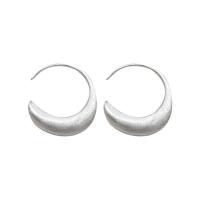 Brass Stud Earring, silver color plated, fashion jewelry & for woman, nickel, lead & cadmium free, 25x20mm, Sold By Pair