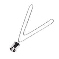 Zinc Alloy Sweater Chain Necklace with Titanium Steel silver color plated vintage & Unisex black nickel lead & cadmium free Length Approx 70 cm Sold By PC