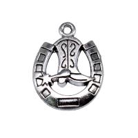 Tibetan Style Pendants, antique silver color plated, vintage & DIY, nickel, lead & cadmium free, 24x19mm, Sold By PC