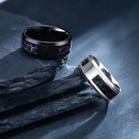 Stainless Steel Finger Ring 304 Stainless Steel fashion jewelry  & for man 8mm Sold By PC