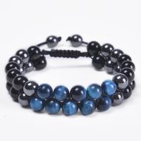 Gemstone Bracelets with Knot Cord Double Layer & Unisex 16mm Length Approx 7.5-11.8 Inch Sold By PC