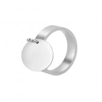 Edelstahl Ringe, 201 Edelstahl, flache Runde, Modeschmuck & verschiedene Größen vorhanden, keine, 15x15mm, Größe:7-9, verkauft von PC