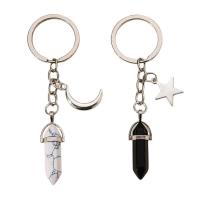 Bag Purse Charms Keyrings Keychains Zinc Alloy with Crystal & Resin Geometrical Pattern platinum color plated portable & Unisex Sold By PC