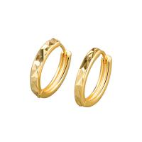 Brass Huggie Hoop Earring, plated, Korean style & different size for choice & for woman, more colors for choice, Sold By Pair