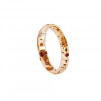Mesing Finger Ring, pozlaćen, modni nakit & različite veličine za izbor & micro utrti kubni cirkonij & za žene, više boja za izbor, Prodano By PC