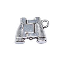 Tibetan Style Pendants, Telescope, antique silver color plated, vintage & DIY, nickel, lead & cadmium free, 16x13mm, Sold By PC