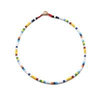 Tibetan Style Jewelry Necklace, porcelain enamel & Unisex, more colors for choice, nickel, lead & cadmium free, Length:Approx 41-42 cm, Sold By PC