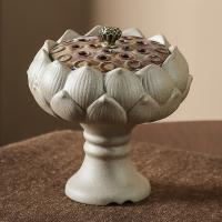 Porcelain Incense Burner, handmade, for home and office & durable, 117x122mm, Sold By PC