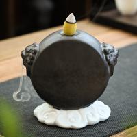 Backflow Incense Burner, Porcelain, handmade, for home and office & durable, 108x107mm, Sold By PC