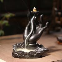 Backflow Incense Burner, Porcelain, for home and office & durable, 145x160mm, Sold By PC