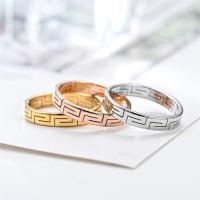 Titantium Steel δάχτυλο του δακτυλίου, Titanium Steel, κοσμήματα μόδας & διαφορετικό μέγεθος για την επιλογή & για τη γυναίκα, περισσότερα χρώματα για την επιλογή, Sold Με PC