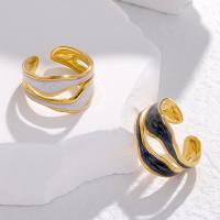 Edelstahl Ringe, 304 Edelstahl, 18K vergoldet, Modeschmuck & für Frau, keine, verkauft von PC
