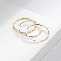 Titan Edelstahl Ringe, Titanstahl, poliert, Modeschmuck & unisex & verschiedene Größen vorhanden, keine, 1x1.10mm, verkauft von PC