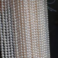 Cultured Round Freshwater Pearl Beads DIY white 4-4.5mm Sold Per Approx 15 Inch Strand