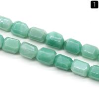 Gemstone Jewelry Beads, Natural Stone, Square, polished, DIY & different materials for choice & faceted, more colors for choice, 15x20mm, Sold Per Approx 39 cm Strand