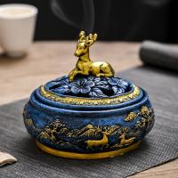 Porcelain Incense Burner, handmade, for home and office & durable, 105x85mm, Sold By PC