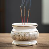 Porcelain Incense Burner, handmade, for home and office & durable, more colors for choice, 110x75mm, Sold By PC